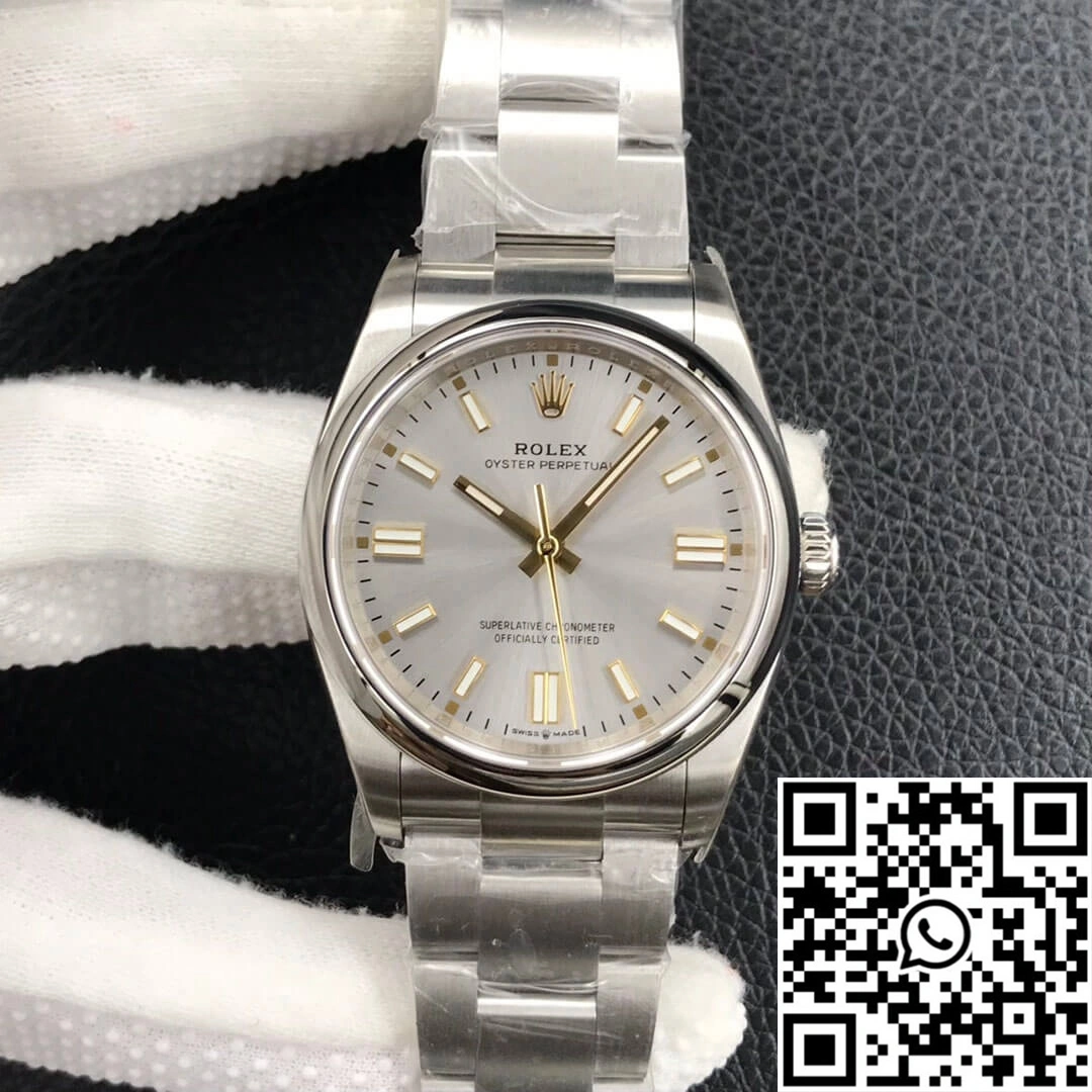 Rolex Oyster Perpetual M126000-0001 36MM EW Factory Silver Dial BestValue 1303