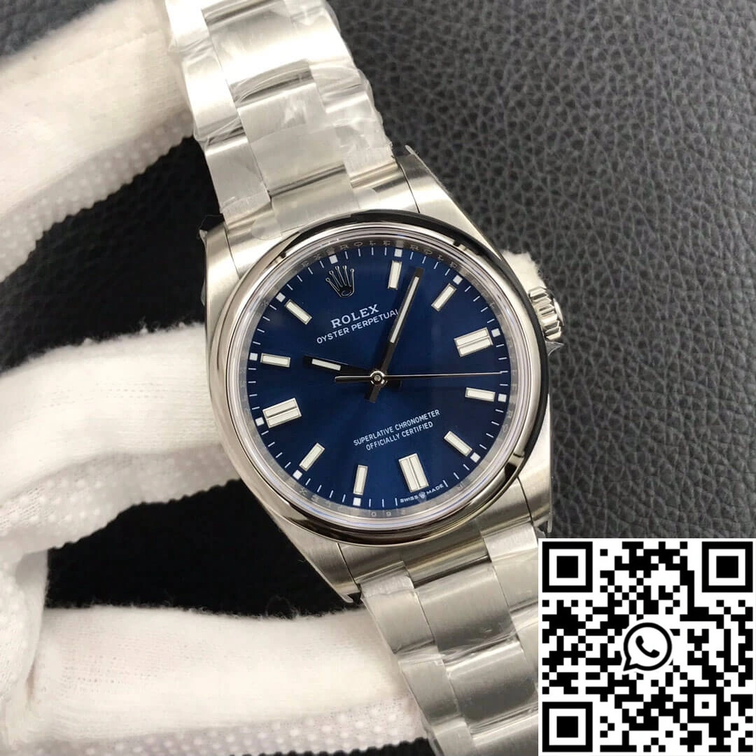 Rolex Oyster Perpetual M126000-0003 36MM EW Factory Blue Dial Stylish 1307