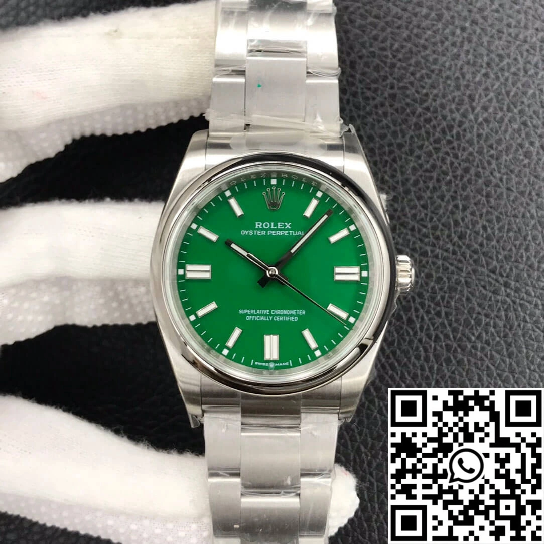 UrbanStyle Rolex Oyster Perpetual M126000-0005 36MM EW Factory Green Dial 1308