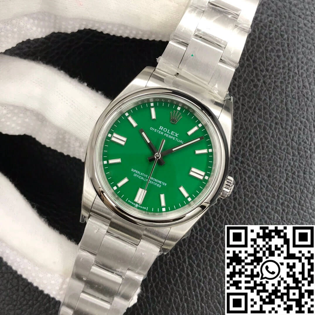 UrbanStyle Rolex Oyster Perpetual M126000-0005 36MM EW Factory Green Dial 1308