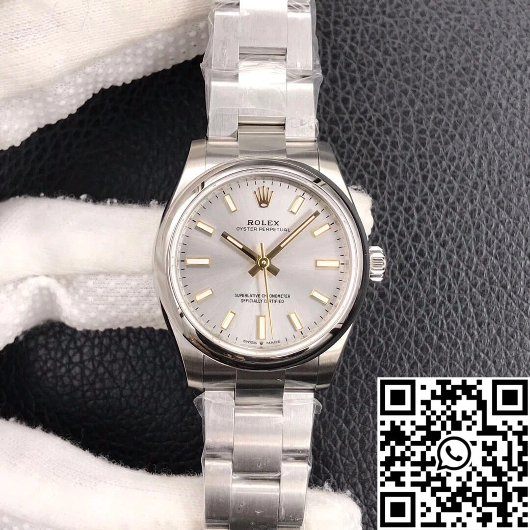 Effortless Rolex Oyster Perpetual M277200-0001 31MM EW Factory Silver Dial 1300