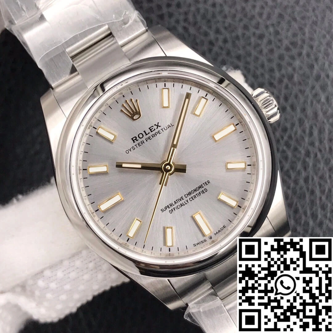Effortless Rolex Oyster Perpetual M277200-0001 31MM EW Factory Silver Dial 1300