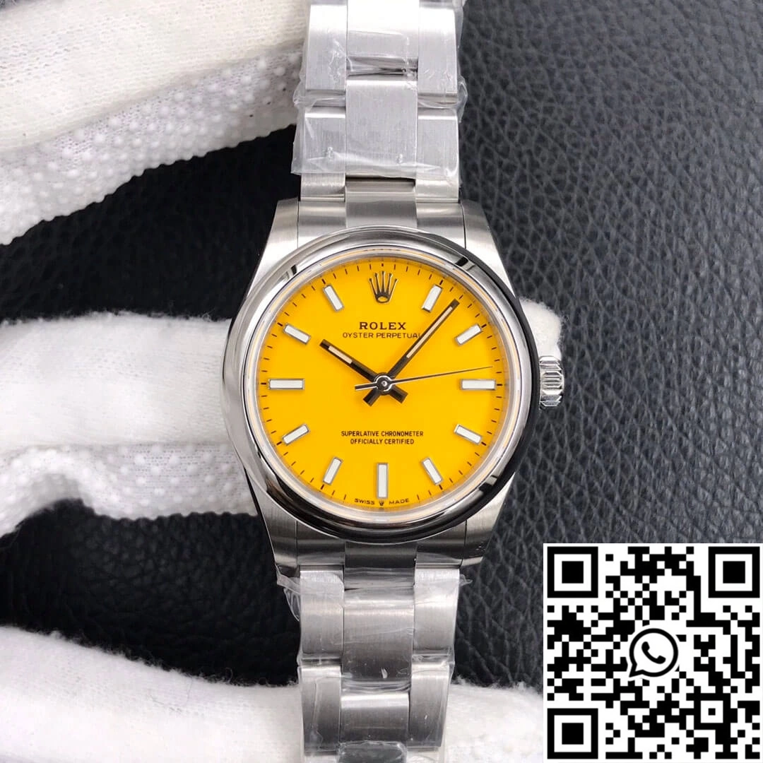 Rolex Oyster Perpetual M277200-0005 31MM EW Factory Yellow Dial Breathable 1304