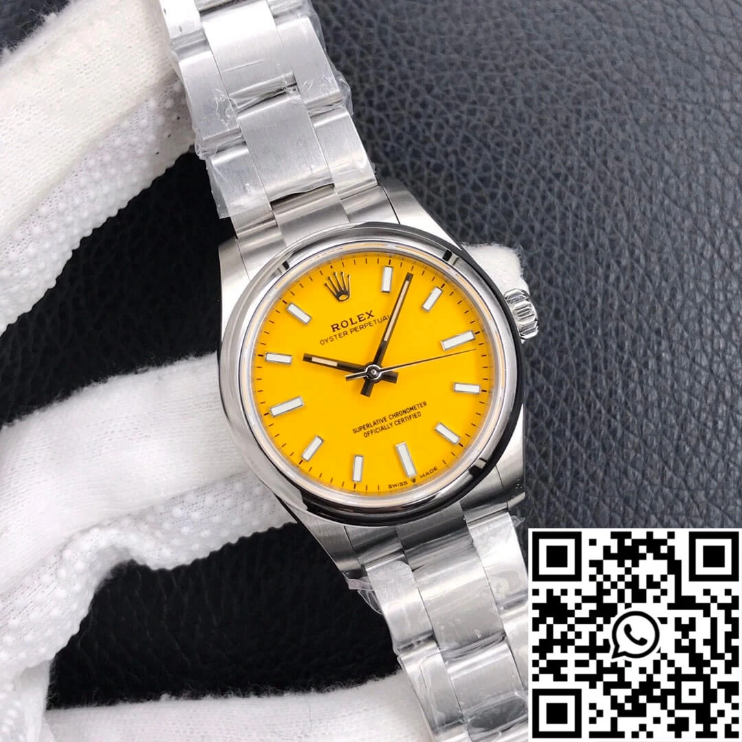 Rolex Oyster Perpetual M277200-0005 31MM EW Factory Yellow Dial Breathable 1304