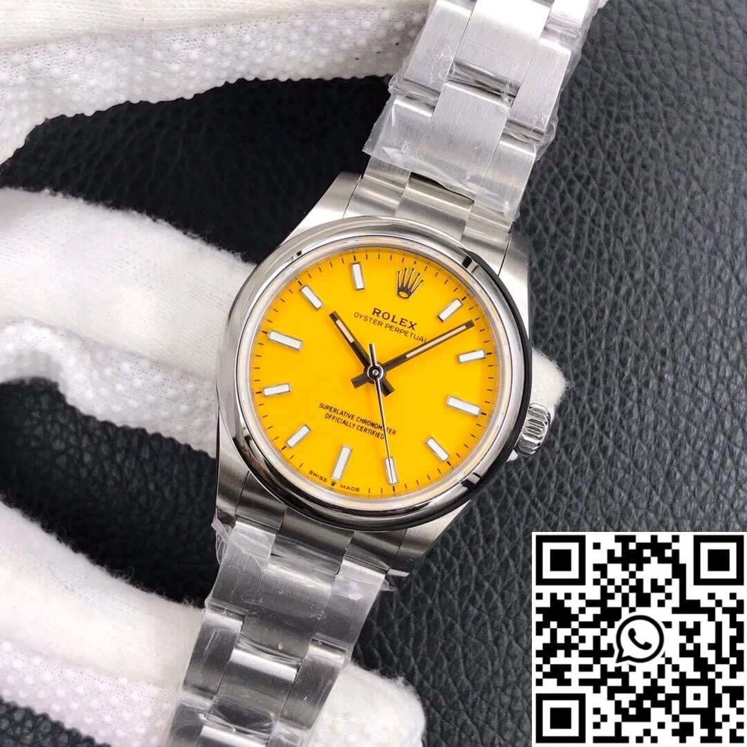 Rolex Oyster Perpetual M277200-0005 31MM EW Factory Yellow Dial Breathable 1304