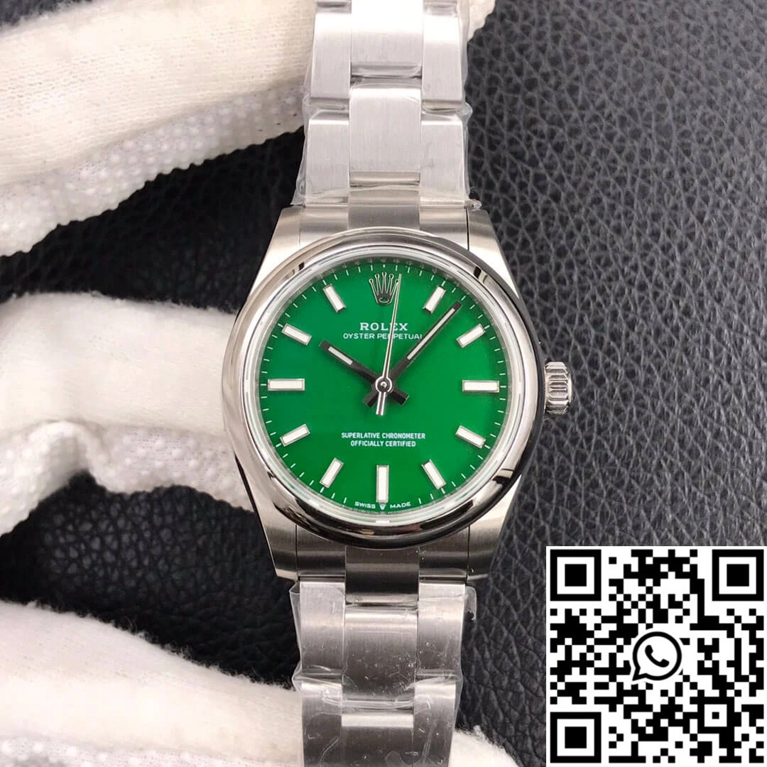 Rolex Oyster Perpetual M277200-0006 31MM EW Factory Green Dial SoftTouch 1309