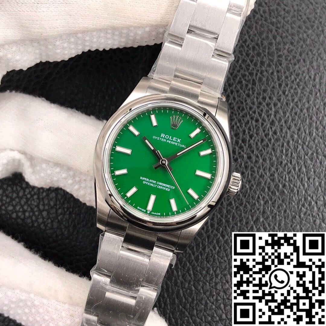 Rolex Oyster Perpetual M277200-0006 31MM EW Factory Green Dial SoftTouch 1309
