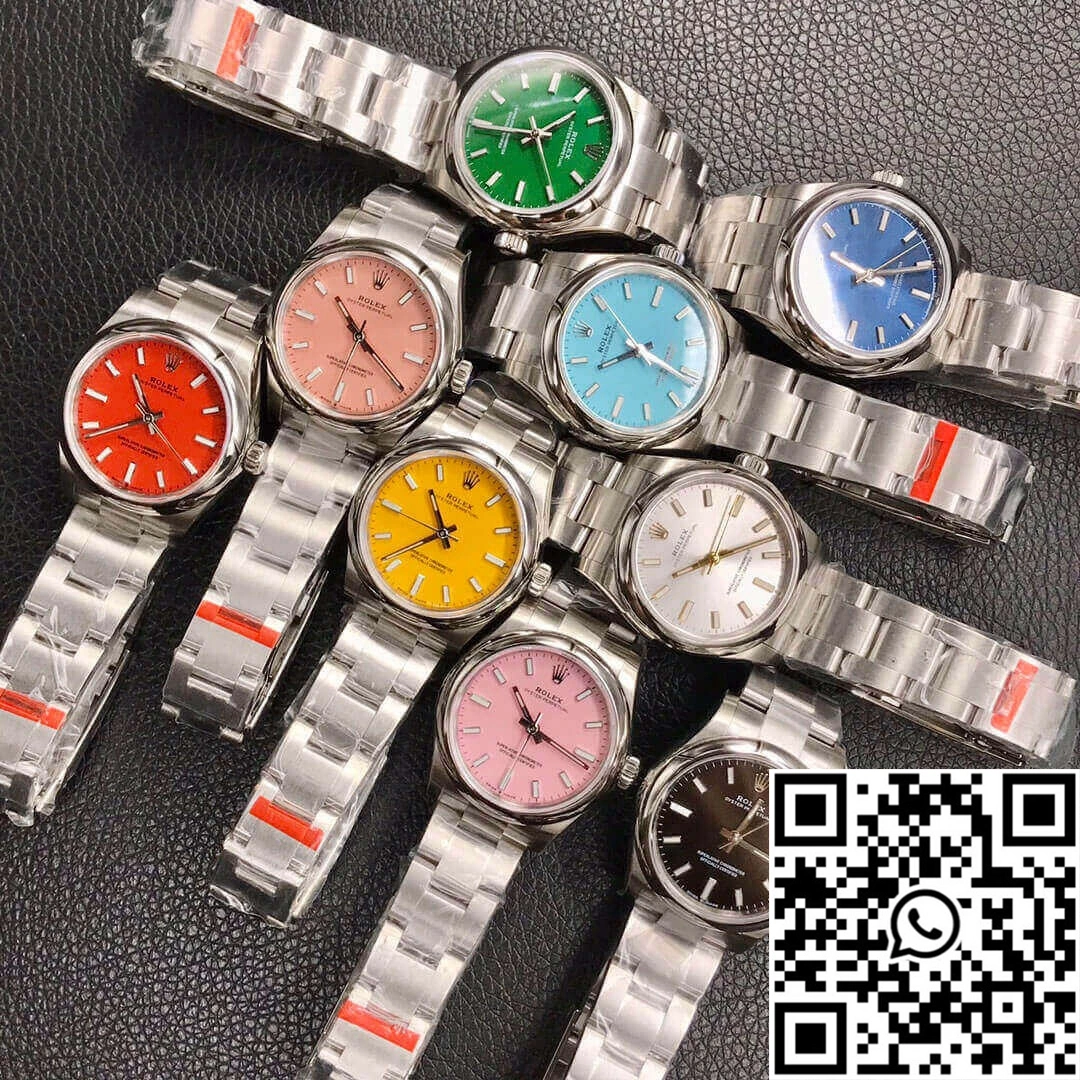 WrinkleFree Rolex Oyster Perpetual M277200-0008 31MM EW Factory Coral Red Dial 1297