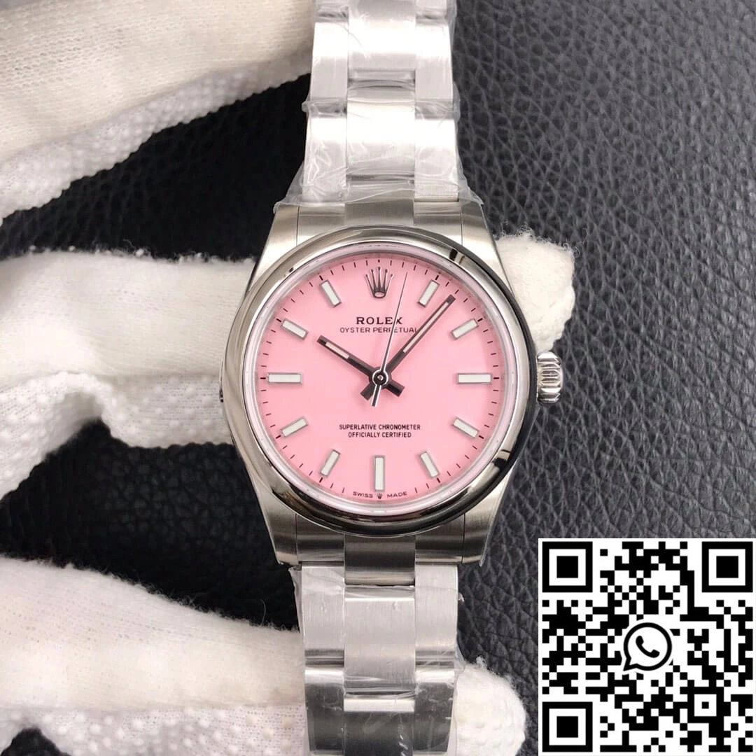FastDry Rolex Oyster Perpetual M277200-0009 31MM EW Factory Candy Pink Dial 1302