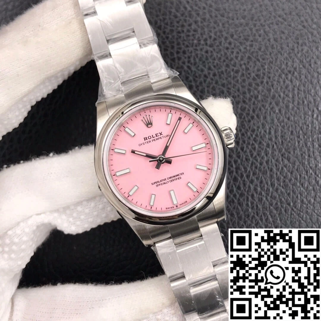 FastDry Rolex Oyster Perpetual M277200-0009 31MM EW Factory Candy Pink Dial 1302