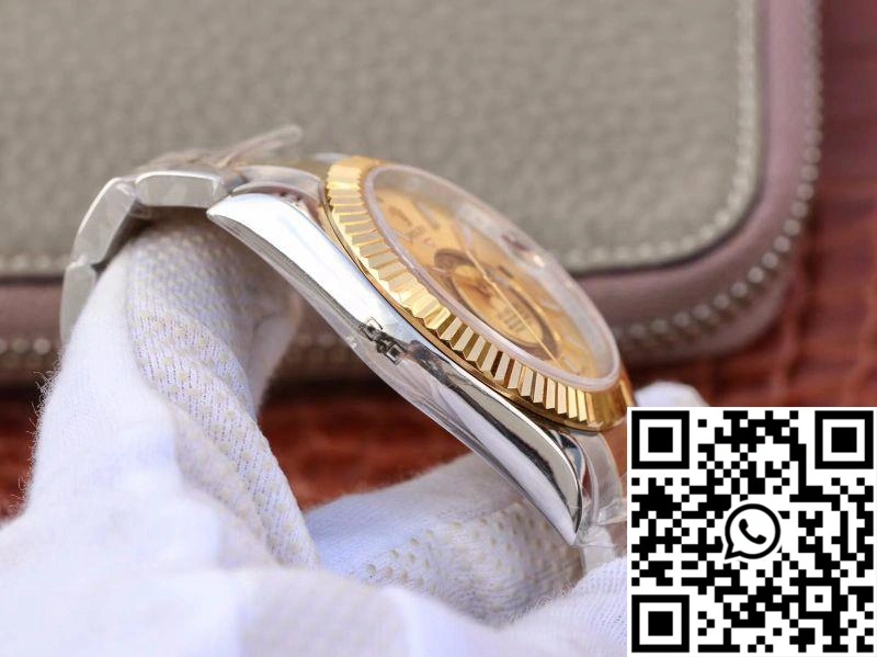 Rolex SKY-DWELLER 326938-72418 Gold Dial Versatile 1322