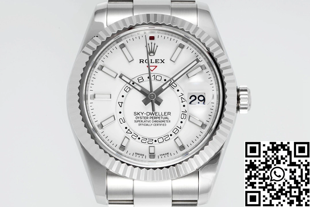 Rolex SKY DWELLER ZF Factory M336934-0003 White Dial EasyMatch 1324