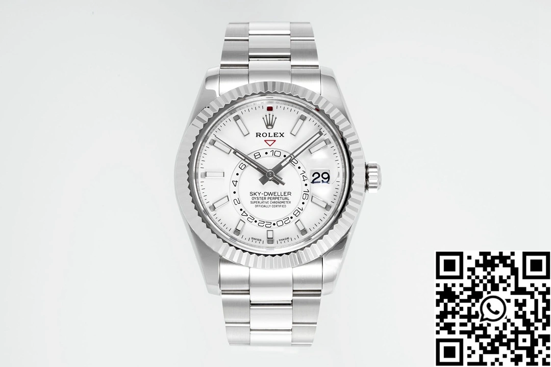 Rolex SKY DWELLER ZF Factory M336934-0003 White Dial EasyMatch 1324