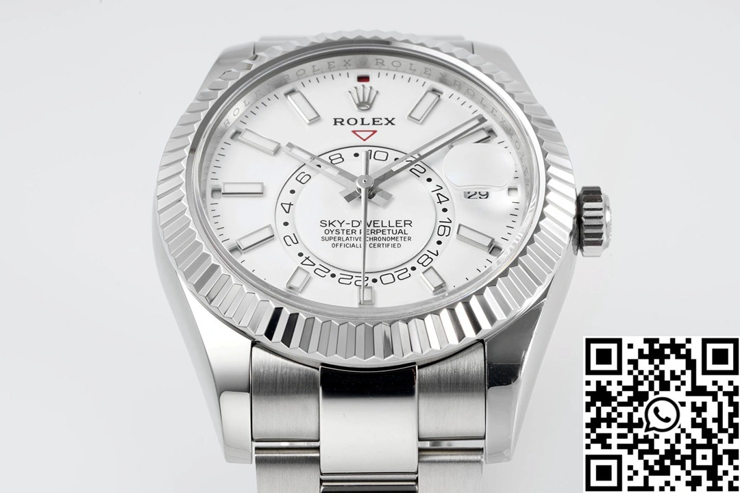 Rolex SKY DWELLER ZF Factory M336934-0003 White Dial EasyMatch 1324