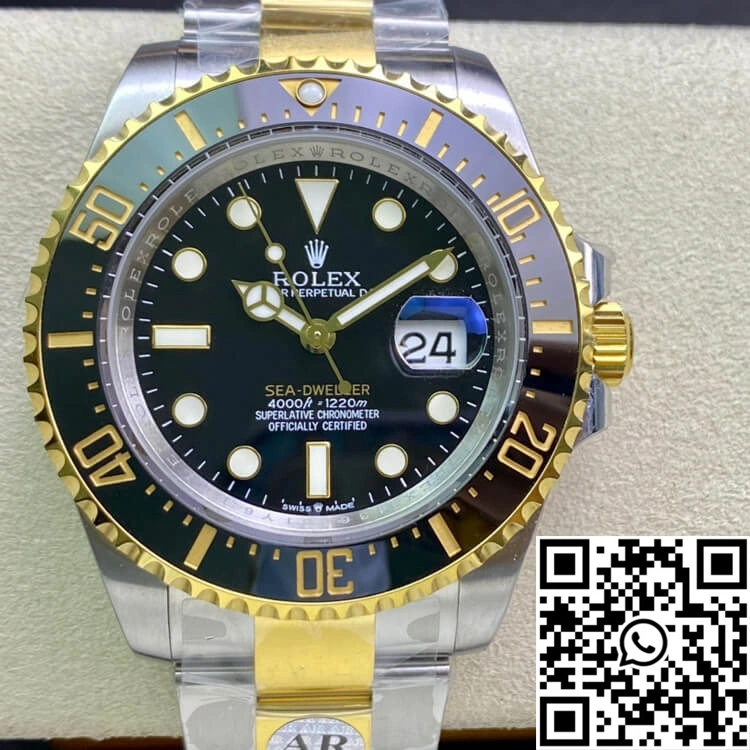 HighPerformance Rolex Sea Dweller M126603-0001 AR Factory Yellow Gold 1202