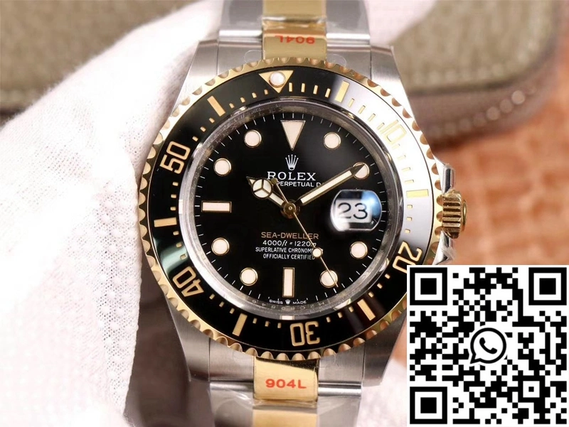 Rolex Sea Dweller M126603 V3 GM Factory Rose Gold Black Dial Soft 1204