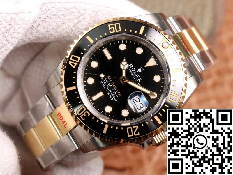 Rolex Sea Dweller M126603 V3 GM Factory Rose Gold Black Dial Soft 1204