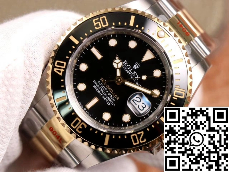 Rolex Sea Dweller M126603 V3 GM Factory Rose Gold Black Dial Soft 1204