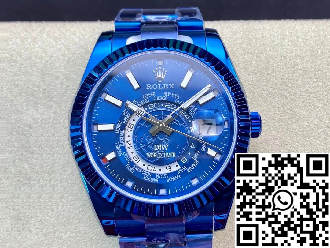 Sustainable Rolex Sky Dweller 40MM WWF Factory DIW Blue Dial 1319