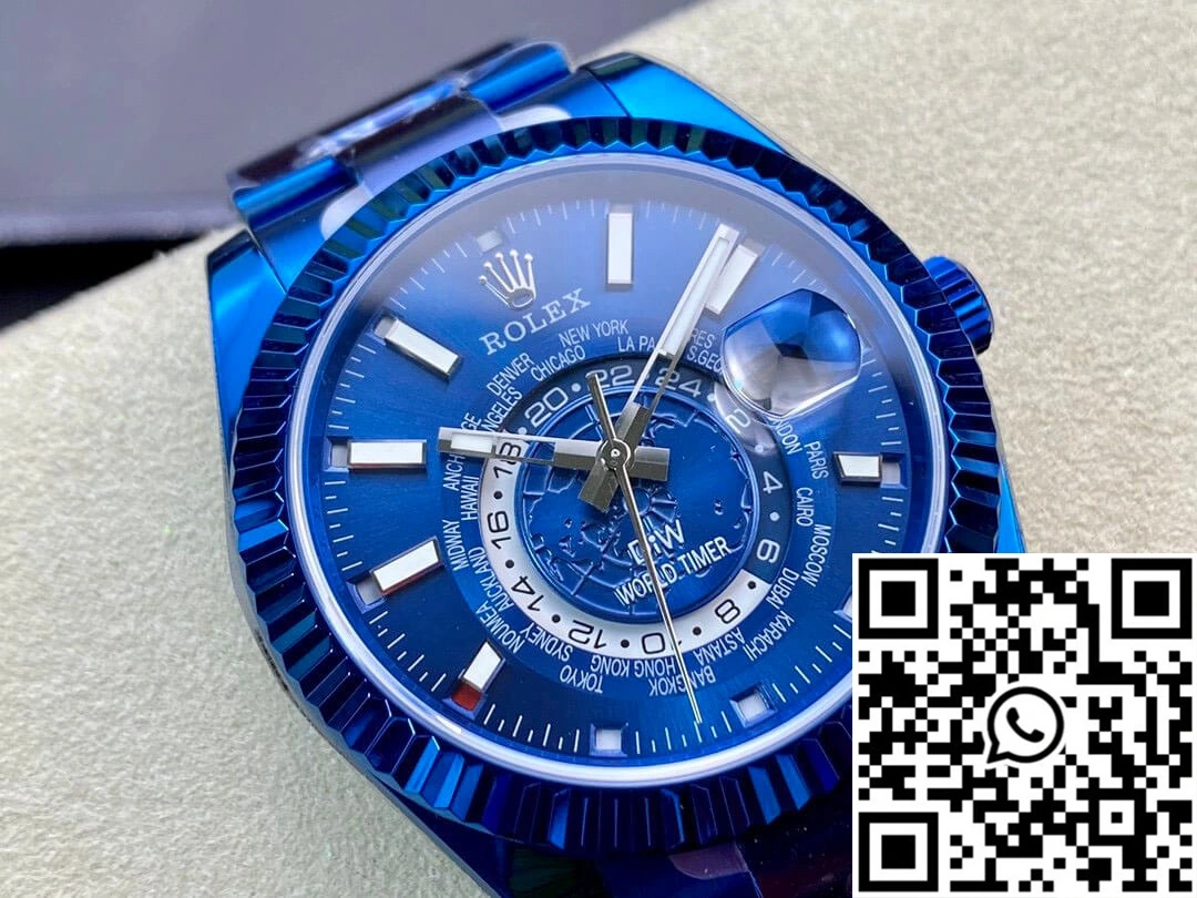 Sustainable Rolex Sky Dweller 40MM WWF Factory DIW Blue Dial 1319