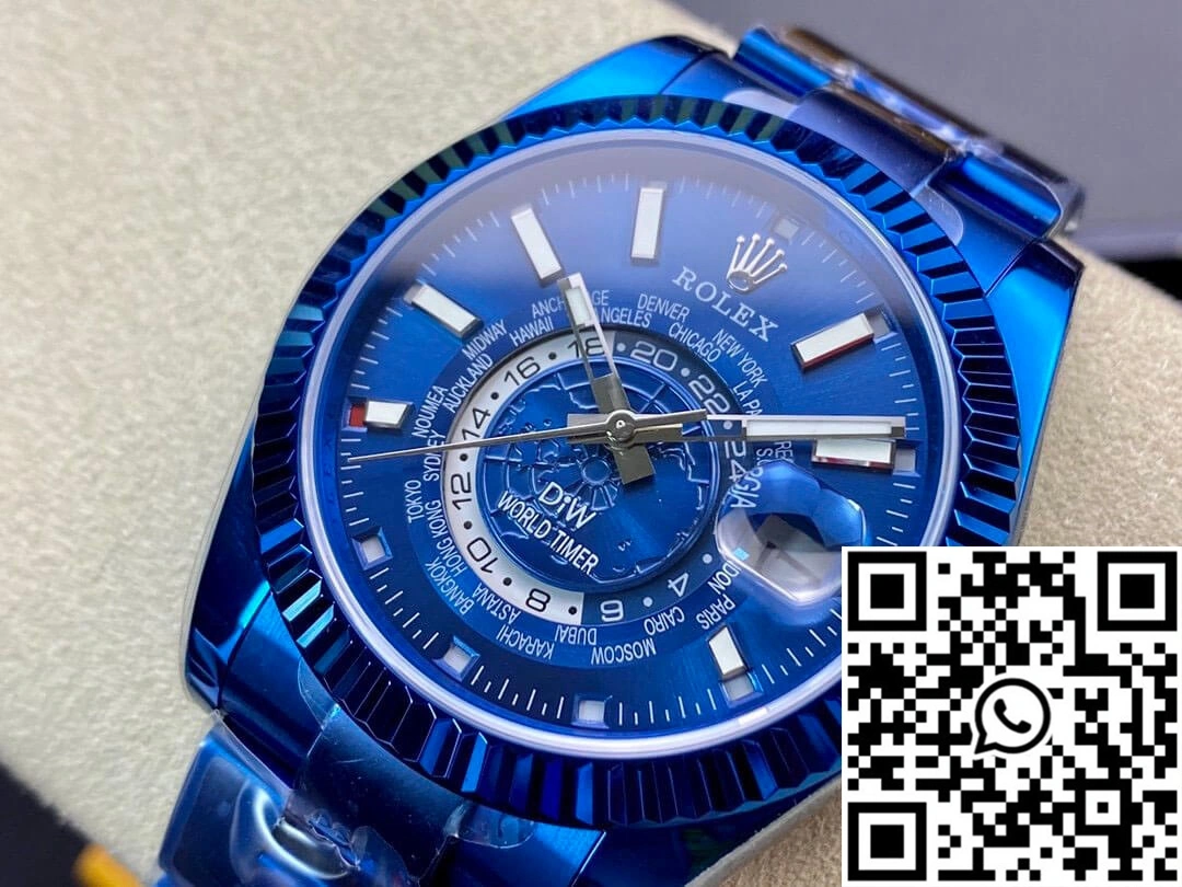 Sustainable Rolex Sky Dweller 40MM WWF Factory DIW Blue Dial 1319