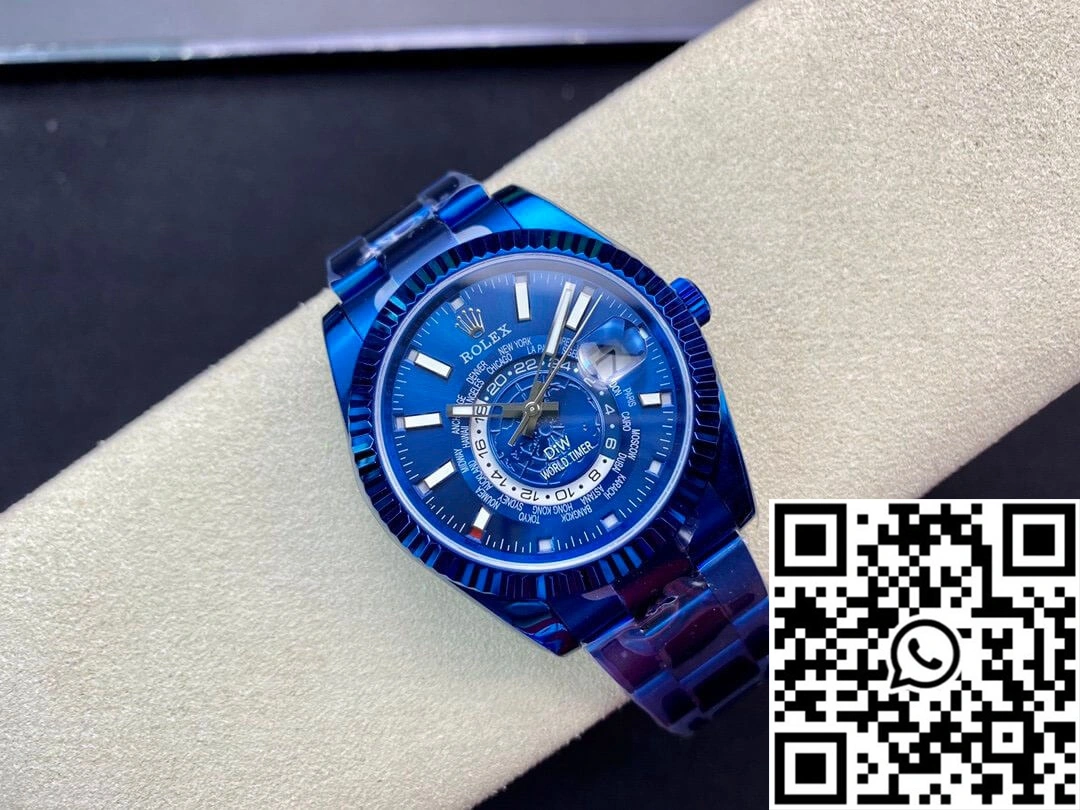 Sustainable Rolex Sky Dweller 40MM WWF Factory DIW Blue Dial 1319