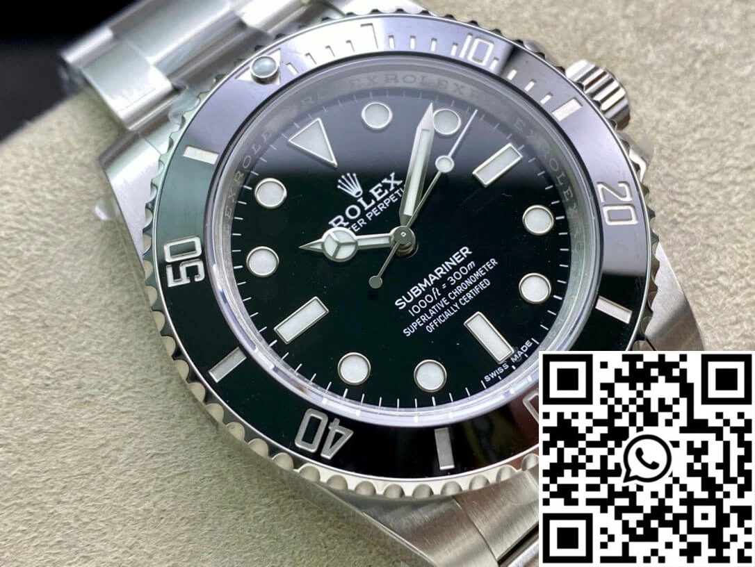 Sporty Rolex Submariner 114060-97200 VS Factory Black Dial 1238