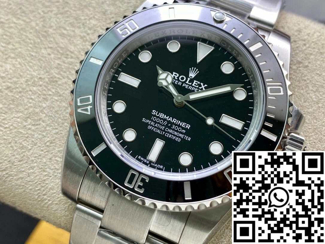 Sporty Rolex Submariner 114060-97200 VS Factory Black Dial 1238