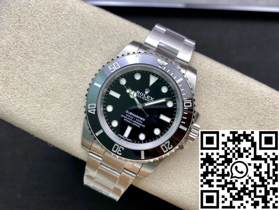 Sporty Rolex Submariner 114060-97200 VS Factory Black Dial 1238