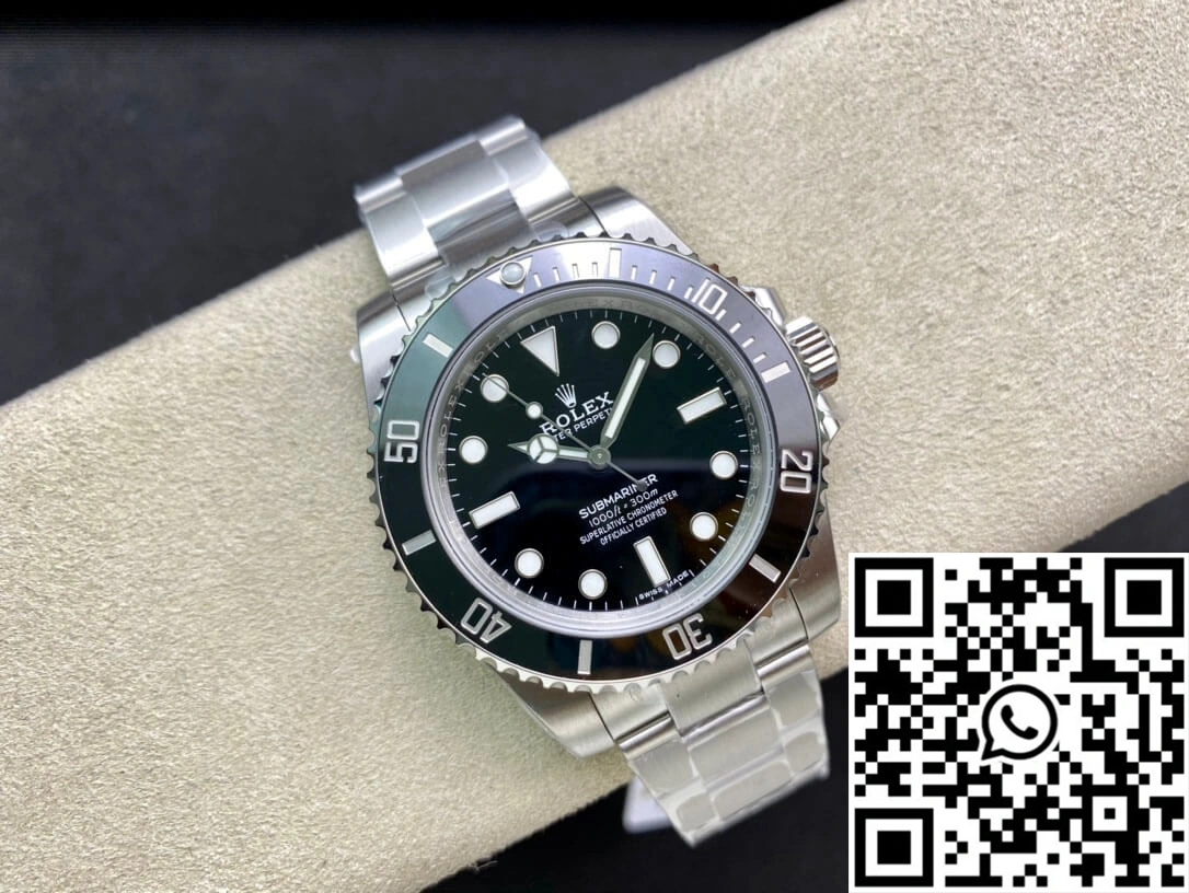 Sporty Rolex Submariner 114060-97200 VS Factory Black Dial 1238