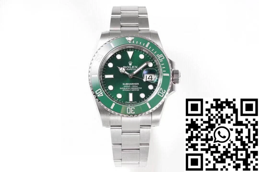 Rolex Submariner 116610LV-97200 ZF Factory Green Dial Stainless Steel Strap Flexible 1231