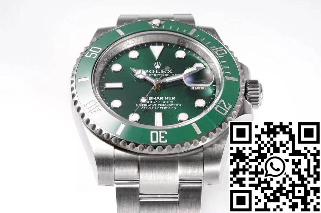 Rolex Submariner 116610LV-97200 ZF Factory Green Dial Stainless Steel Strap Flexible 1231