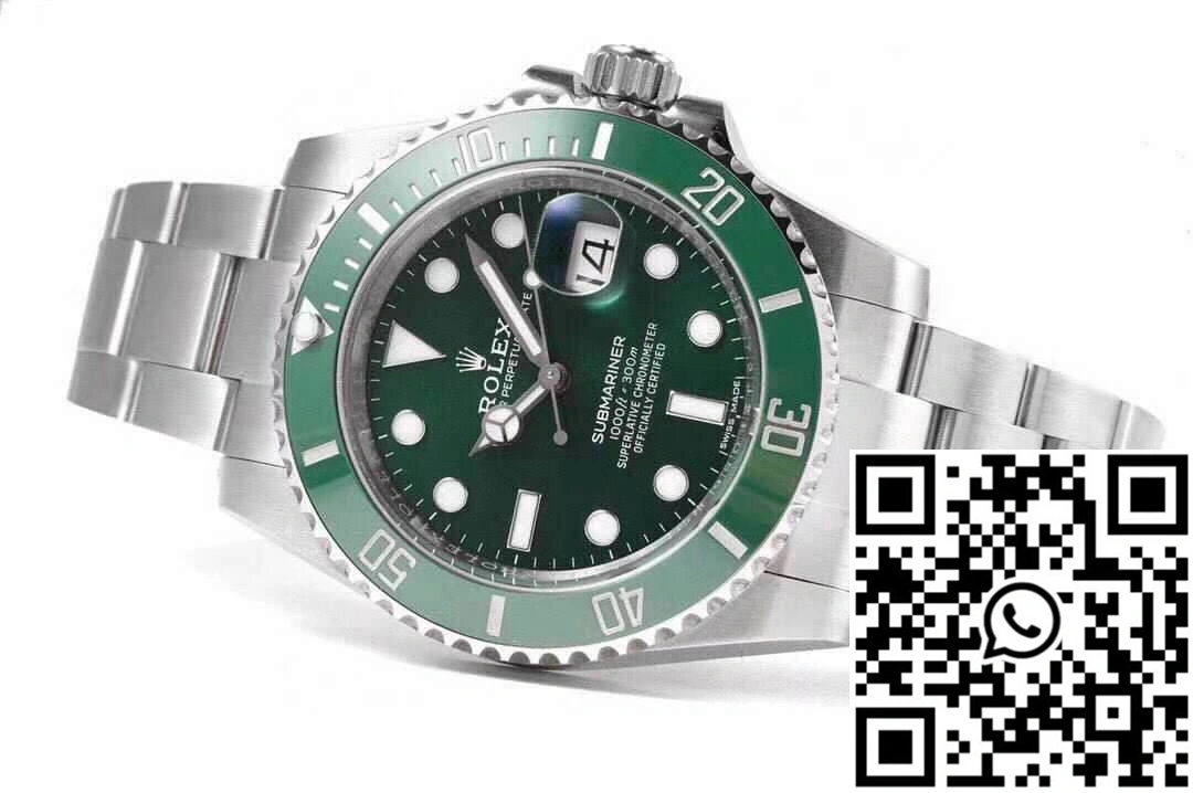Rolex Submariner 116610LV-97200 ZF Factory Green Dial Stainless Steel Strap Flexible 1231