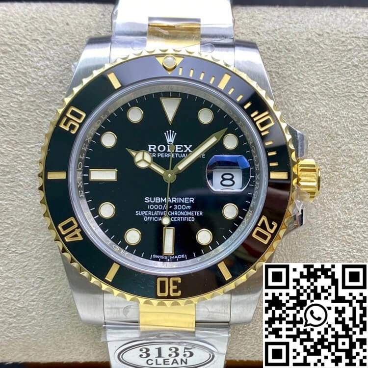 EyeCatching Rolex Submariner 116613-LN-97203 Clean Factory V4 Black Dial 1232
