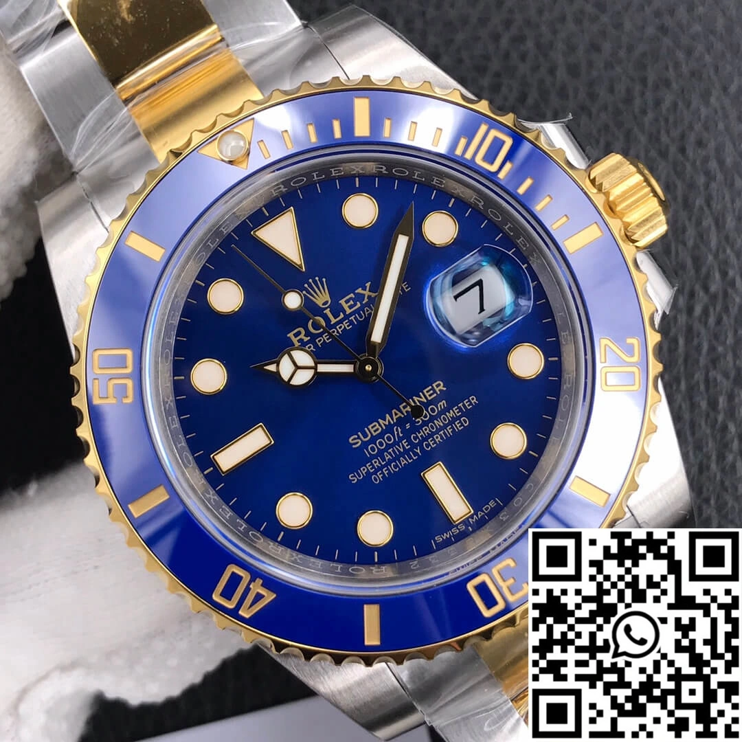 SoftTouch Rolex Submariner 116613LB-97203 VS Factory Blue Ceramic Bezel 1235