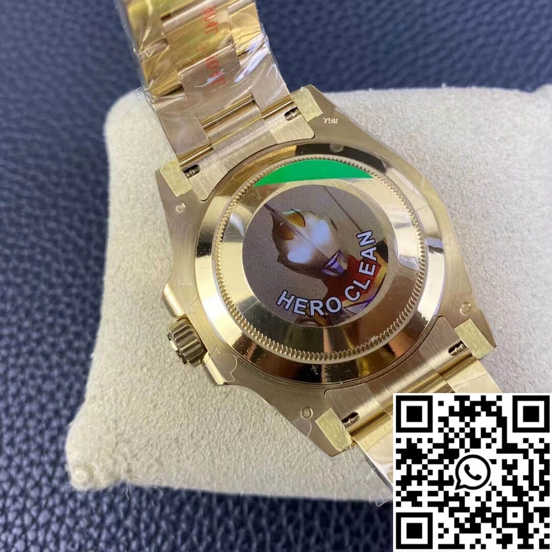 EasyCare Rolex Submariner 116618LN-97208 Clean Factory Yellow Gold 1227