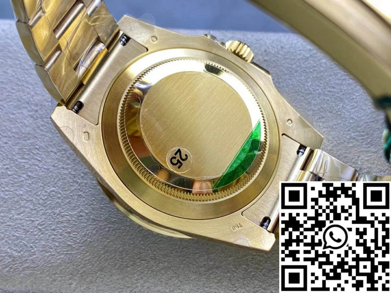 Rolex Submariner 116618LN-97208 VS Factory Yellow Gold Black Dial WaterResistant 1241