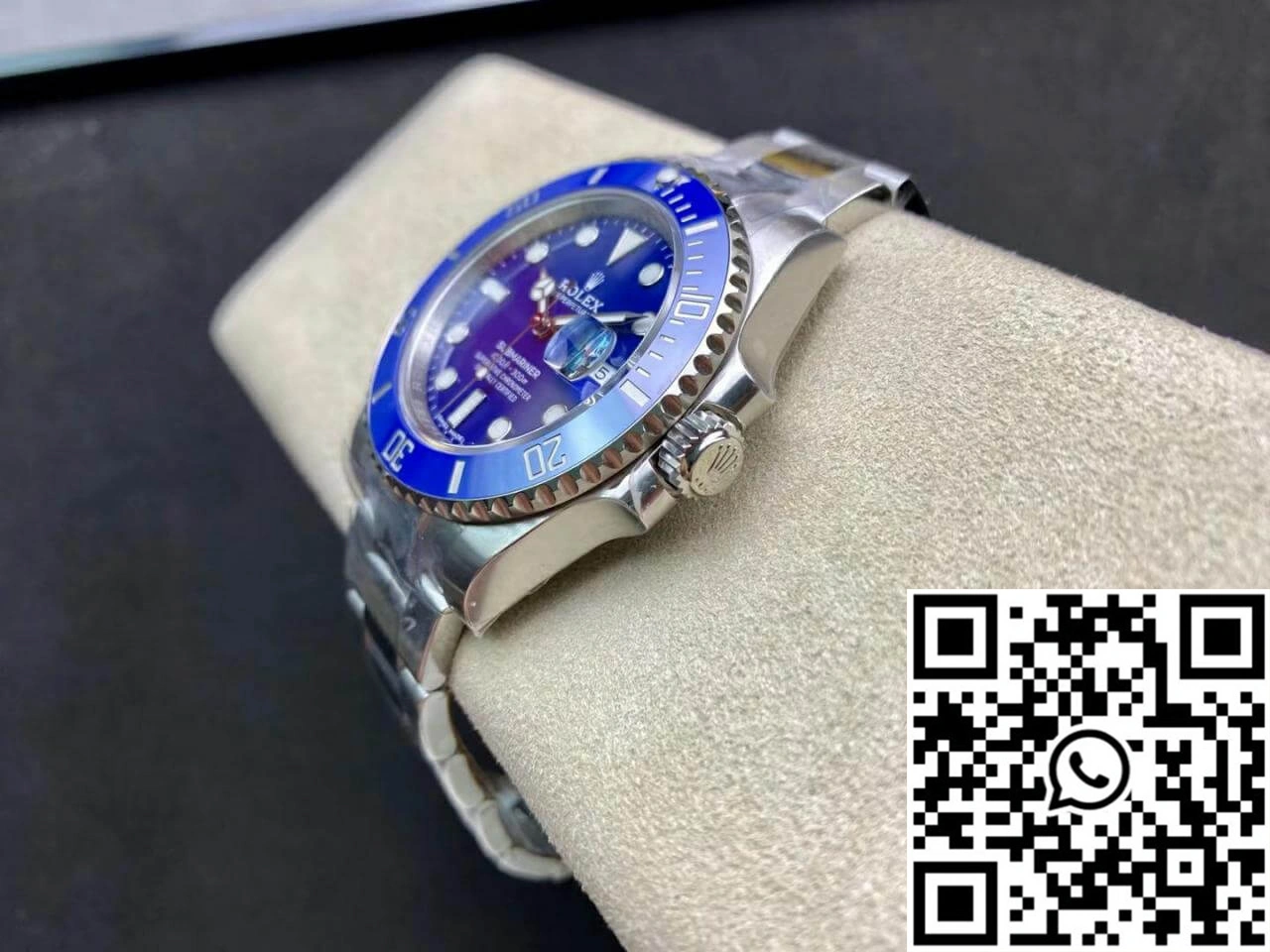 EasyCare Rolex Submariner 116619LB-97209 VS Factory Blue Dial 1237