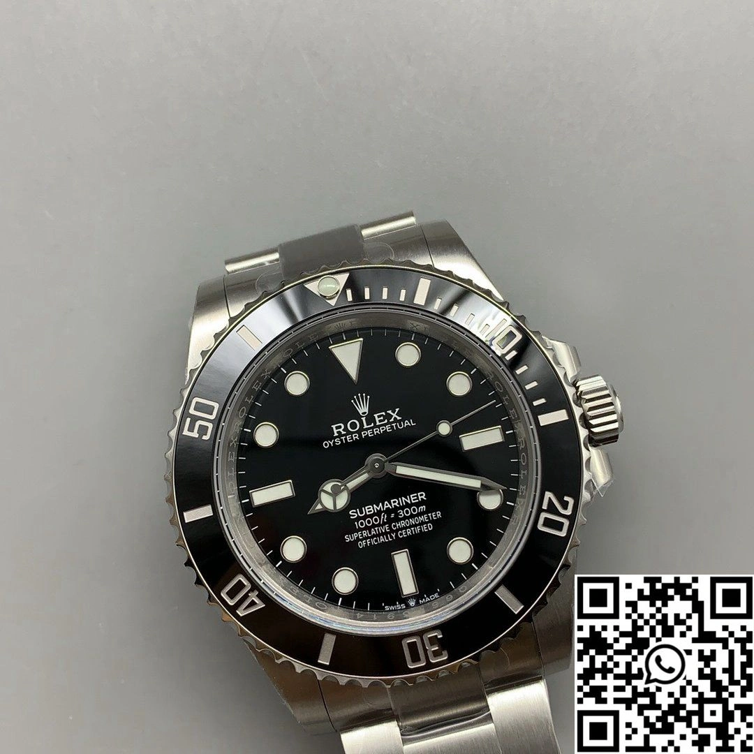 FreshLook Rolex Submariner 124060-97200 VS Factory Black Dial 1212