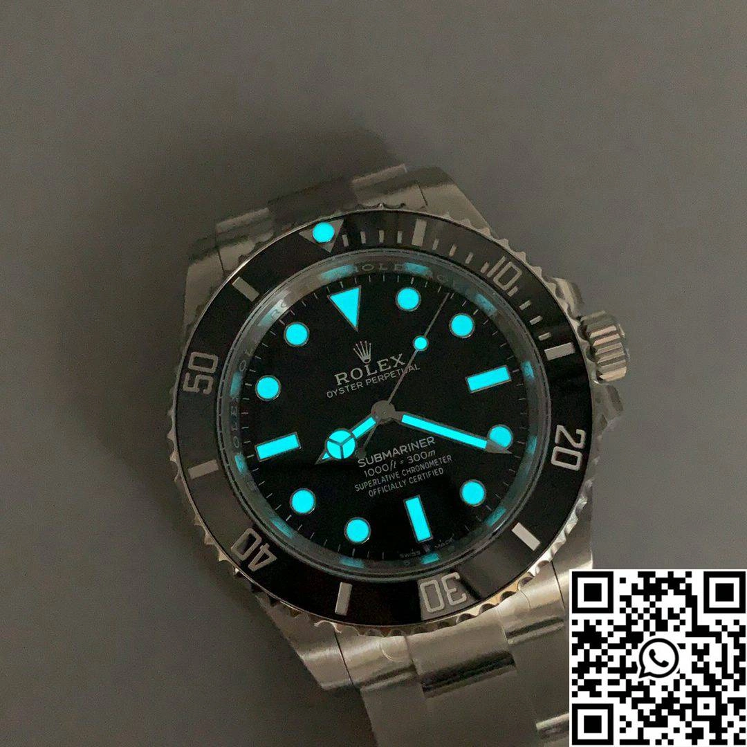 FreshLook Rolex Submariner 124060-97200 VS Factory Black Dial 1212