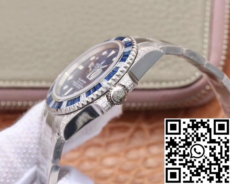 Rolex Submariner Date 116619LB Diamond Customized Edition GS Factory Blue Dial Supportive 1221