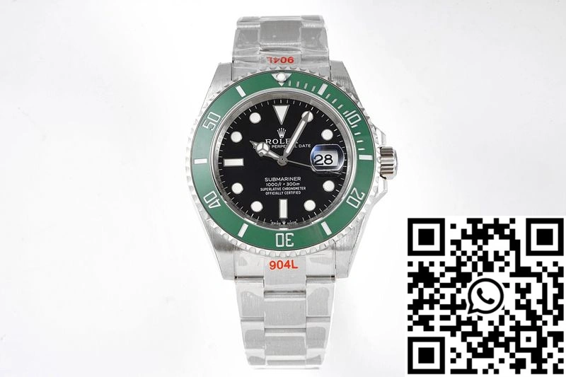 Original Rolex Submariner Date M126610LV-0002 41MM ROF Factory Black Dial 1244