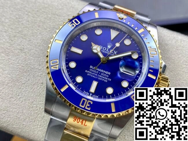 EyeCatching Rolex Submariner M126613LB-0002 41MM VS Factory Blue Bezel 1233