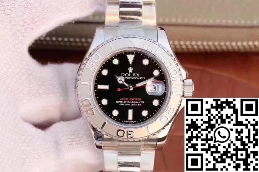 FreshLook Rolex Yacht Master 116622 40mm EW Factory Black Dial 1258