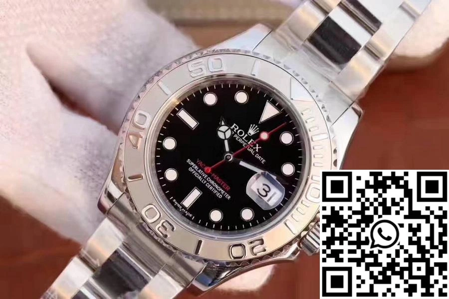 FreshLook Rolex Yacht Master 116622 40mm EW Factory Black Dial 1258