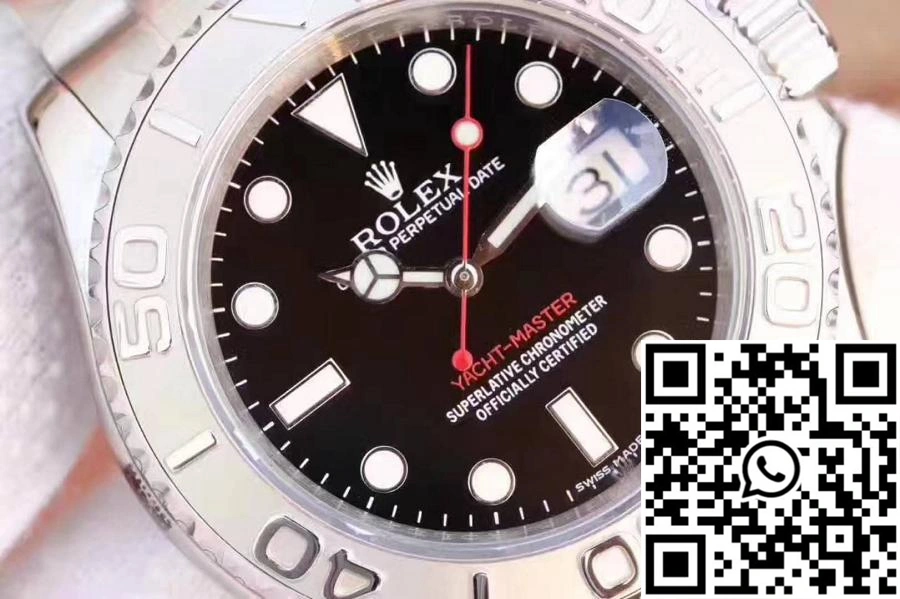 FreshLook Rolex Yacht Master 116622 40mm EW Factory Black Dial 1258