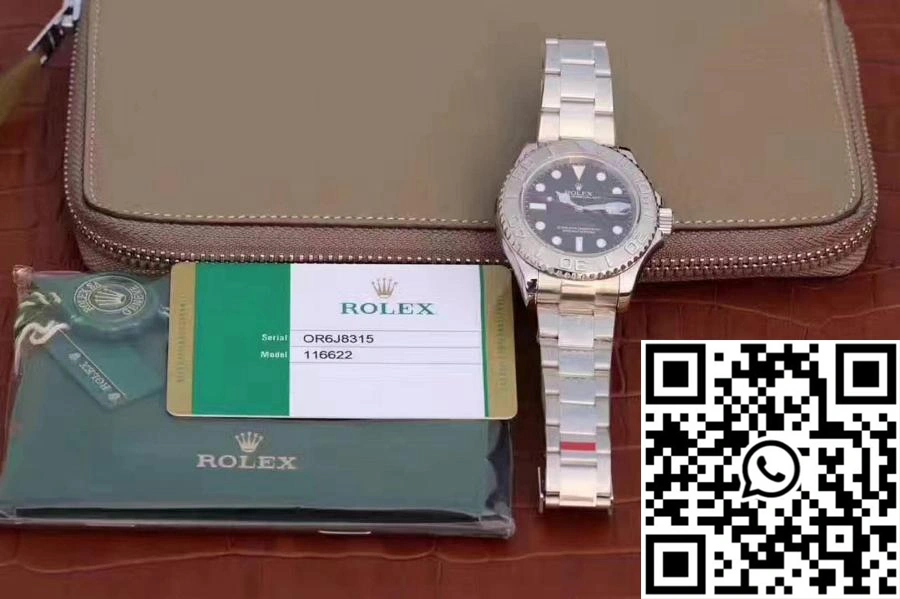 FreshLook Rolex Yacht Master 116622 40mm EW Factory Black Dial 1258