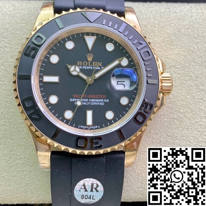 Trendy Rolex Yacht Master 116655 AR Factory Rose Gold 1249