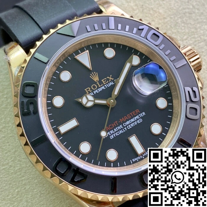 Trendy Rolex Yacht Master 116655 AR Factory Rose Gold 1249