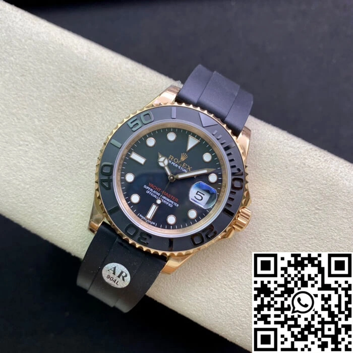 Trendy Rolex Yacht Master 116655 AR Factory Rose Gold 1249